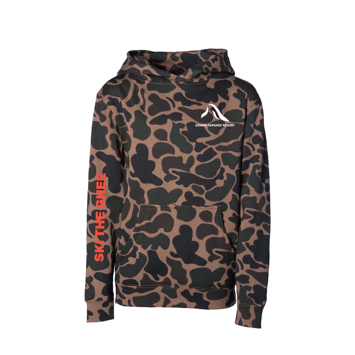 Youth Ski the Ghee Duck Camo Hoody