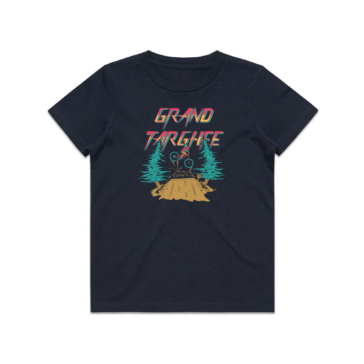 Youth Stape Tee Navy