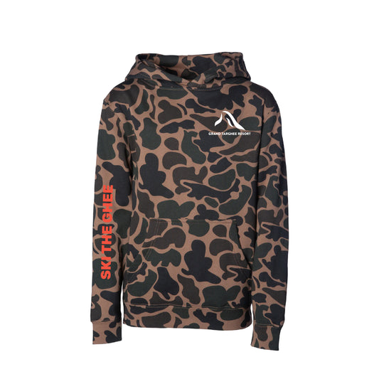 Youth Ski the Ghee Duck Camo Hoody