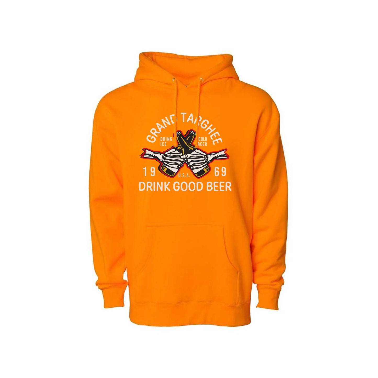 Drink Good Beer Hoodie - Orange