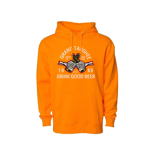 Drink Good Beer Hoodie - Orange
